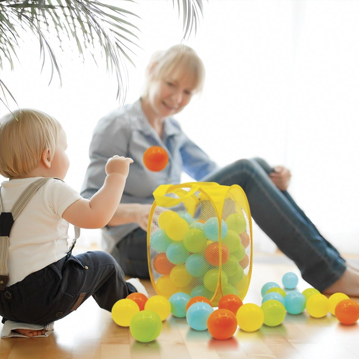 LUDI balles pour piscine à balles sèches 75 pièces.