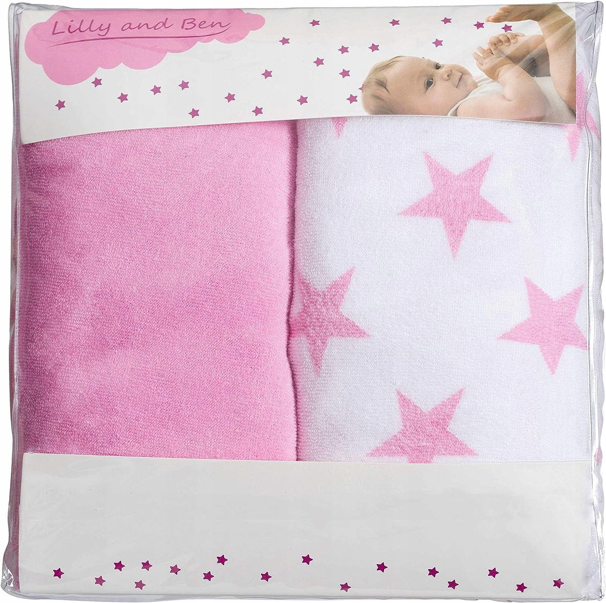 LILLY&BENterry cloth changing table cover x2width 75-95 cm and length 65-85 cm.New condition, replacement