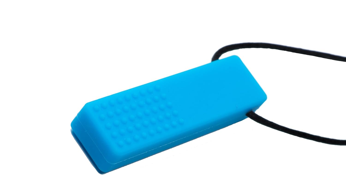 TILCARE Chew Chew rágóka nyaklánc, nyugtató, 1,8 6 db,4 cm, LILA