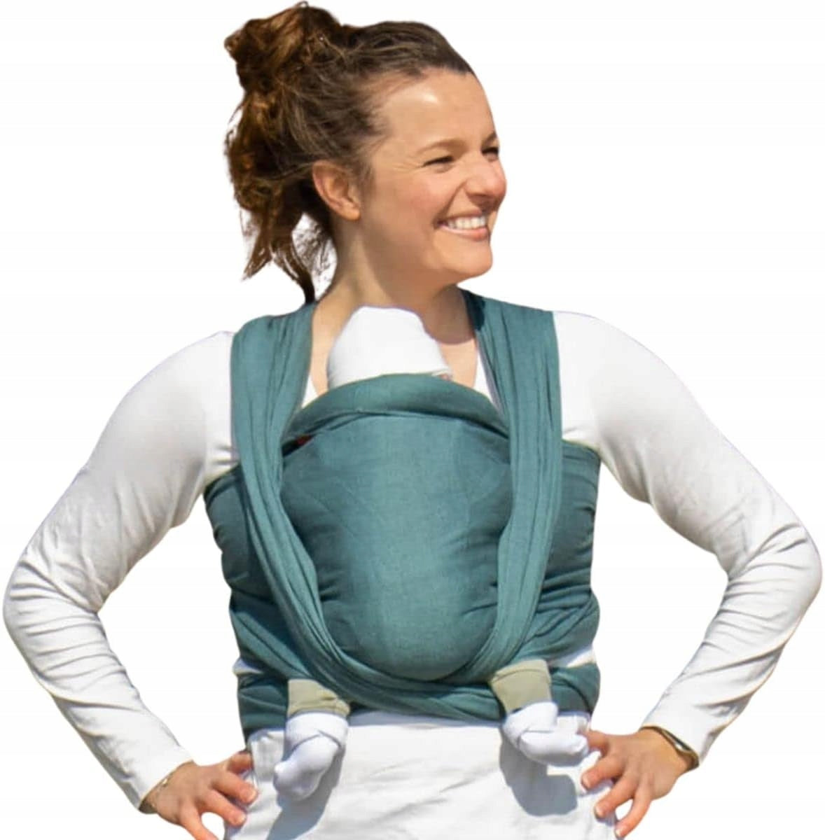 HOPPEDIZ écharpe tissée de portage pour bébé 4,6 x 0,7