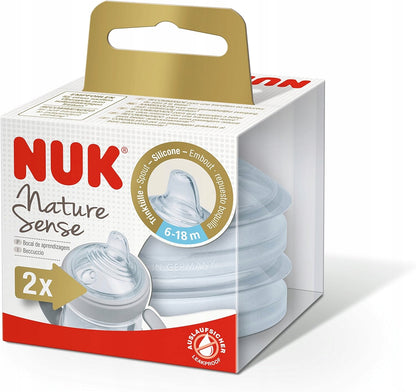 NUK Nature Senseteats for bottles and cupsAge 6 - 18 monthsmaterial - siliconeBPA-freeNew condition, packaging