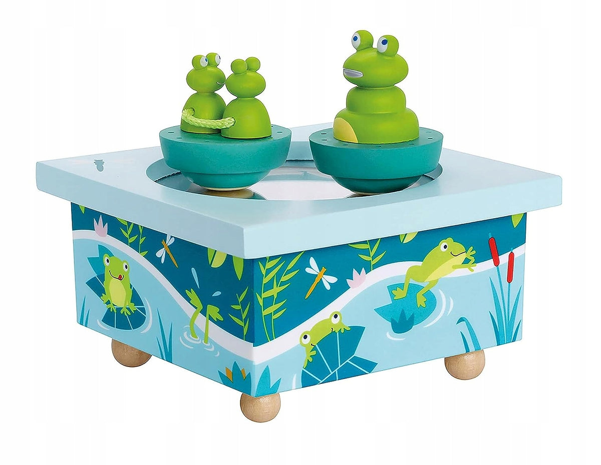 TROUSSELIER houten magnetische speeldoos KIKKERS
