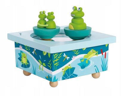 TROUSSELIER houten magnetische speeldoos KIKKERS