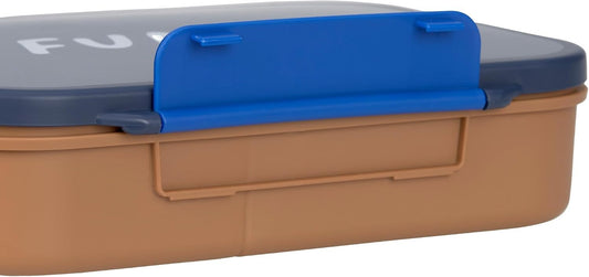 LÄSSIG Bento-madkasse med rum 17 × 21 cm LITTLE GANG SMILE