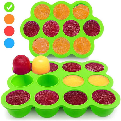 Fresh Foods silikoneform til nedfrysning af mad 12 x 75 ml