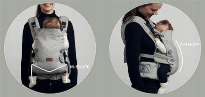 BEABA NAJELL Active Mesh nosidełko ergonomiczne z pasem biodrowym