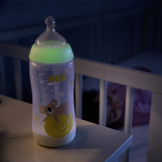 NUK NIGHT flaske sæt 2x 300 ml TEMP. KONTROL