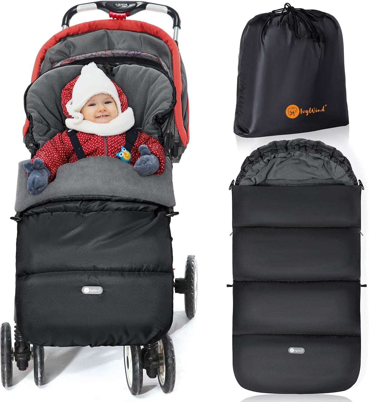 IWYWIND universal stroller footmuff cover 95x50