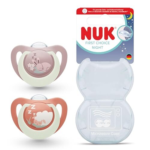 NUK First Choice Night smoczki 18-36 mies. – zdjęcie 1
