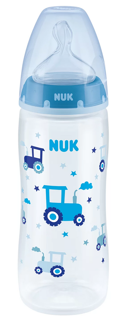 NUK First Choice+ 0–6 hónap CUMISÜVEG 300 ml hőmérsékletjelzővel