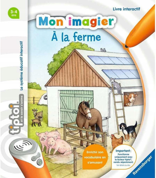 RAVENSBURGER TIPTOI atlas do długopisu interaktywnego WERSJA FRANCUSKA, interaktywny atlas dla dzieci 3+