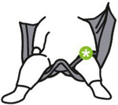 MINIMONKEY babahordozó kendő hálós 15 kg-ig