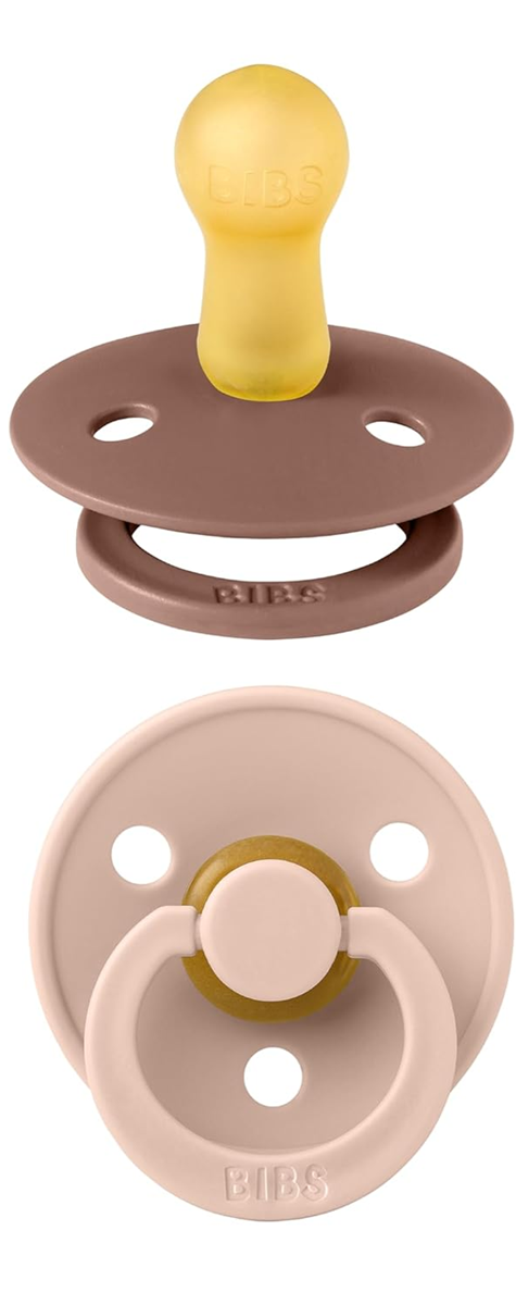 BIBS COLOUR Schnuller 2er-Pack Naturkautschuk 0-6 Monate