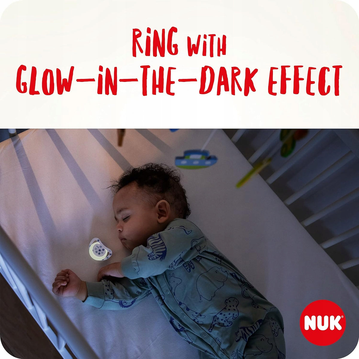 NUK STAR chupeta x2 0-6m DIA&NOITE
