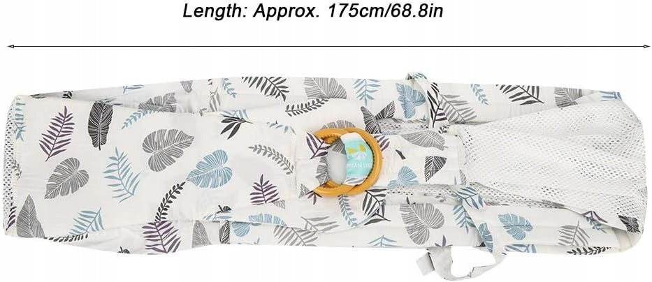 GOTOTOP porte-bébé écharpe à anneaux max 15kg