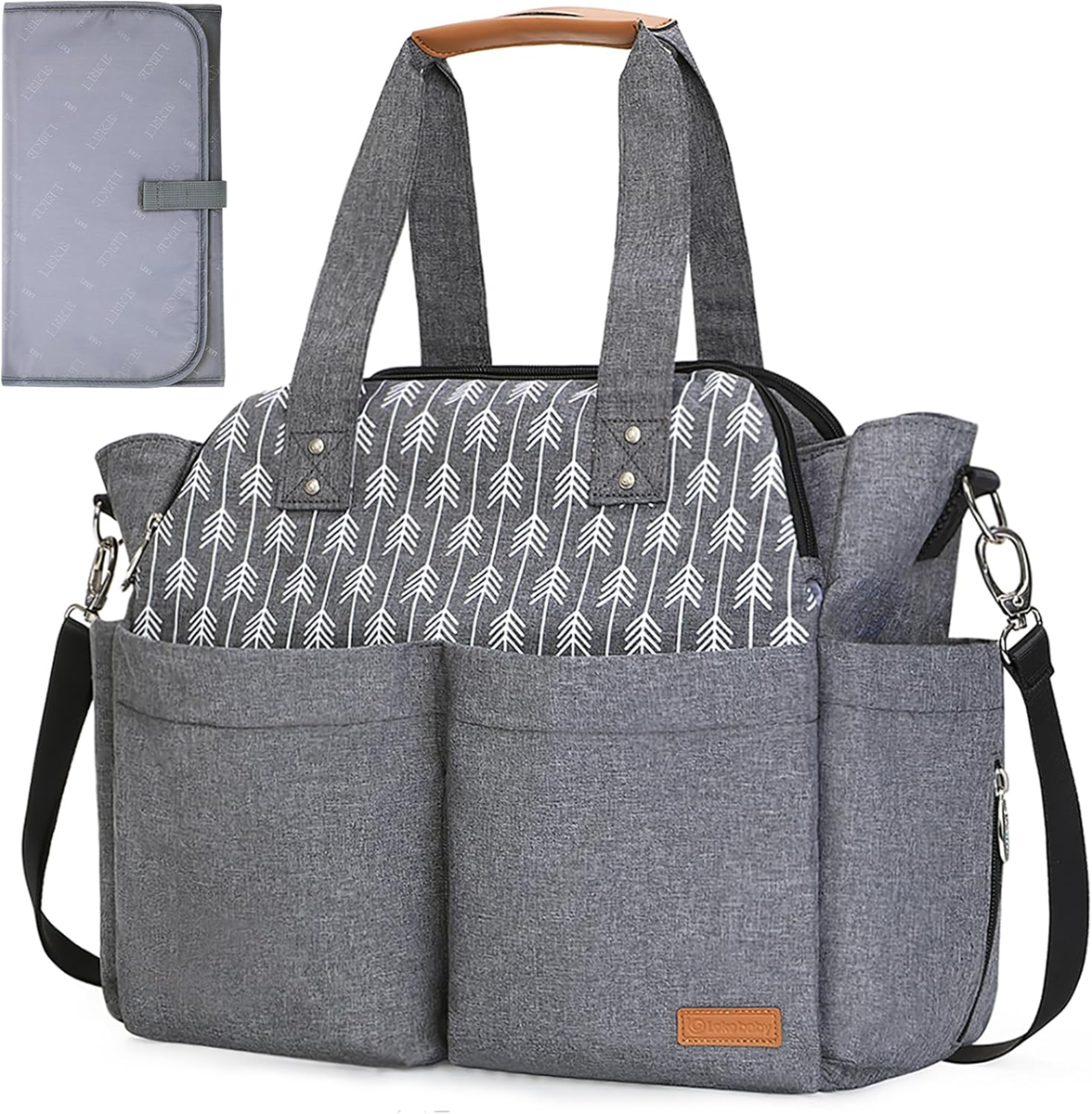 LEKEBABY saco para carrinho + muda-fraldas