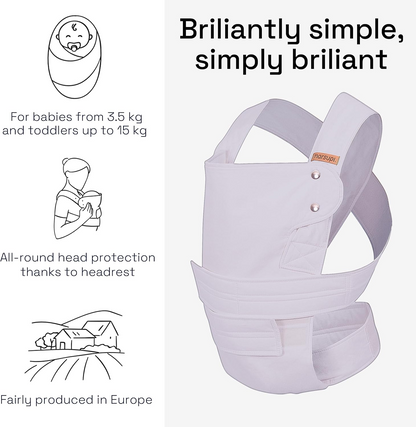MARSUPI 2.0 porte-bébé ergonomique S/M 3,5 - 15 kg