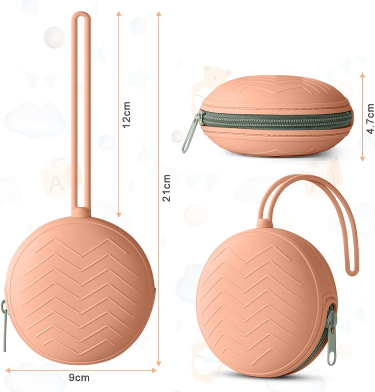 AOLSO univerzális szilikon cumitartó tok, 9 cm átmérő