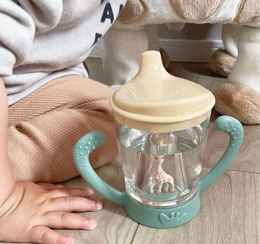 VULLI Sophie la Girafe kubek niekapek z ustnikiem 180 ml 6 m+