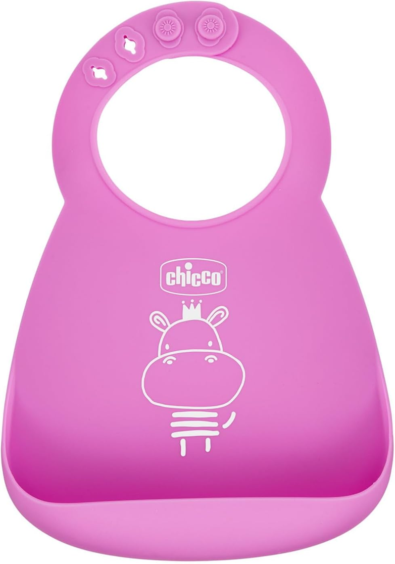 CHICCO EASY START-sæt med skål med sugekop, ske og hagesmæk 6 mdr.+