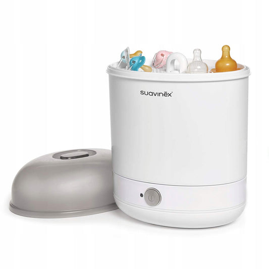SUAVINEX 3 în 1 sterilizator electric și cu microunde + clești