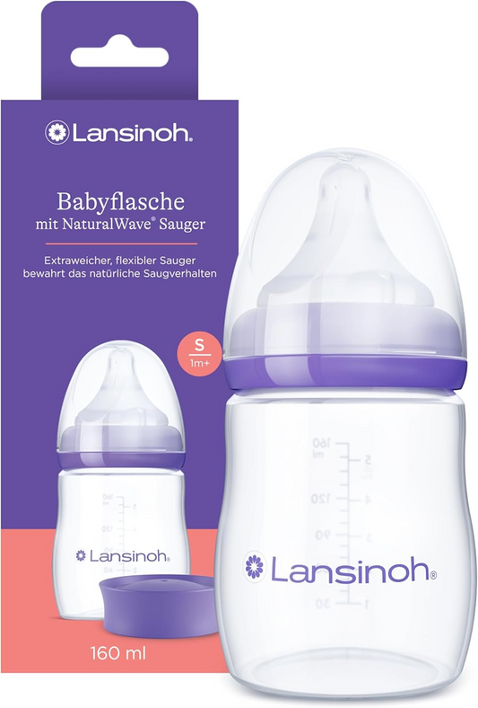 LANSINOH biberon 160 ml tetină S