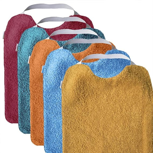 MIMUSELINA śliniaki na gumce 30x25 frotte x5