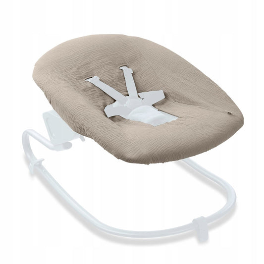HAUCK pokrowiec na bujaczek Alpha Bouncer Premium / Deluxe / 2-in-1, beżowy, nowy