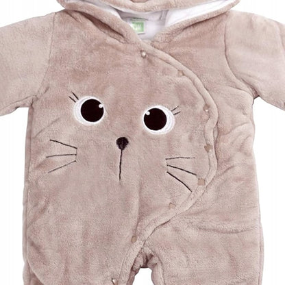JIAMY vinterflyverdragt med hætte 6-9 m 56 cm KAT