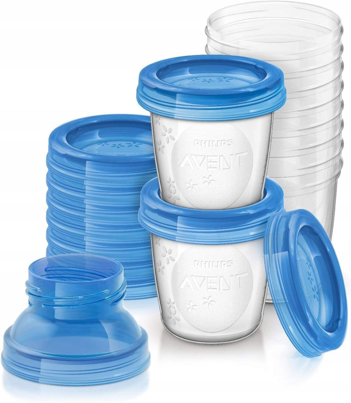 PHILIPS AVENT voedselbewaarbakjes x10 + adapters