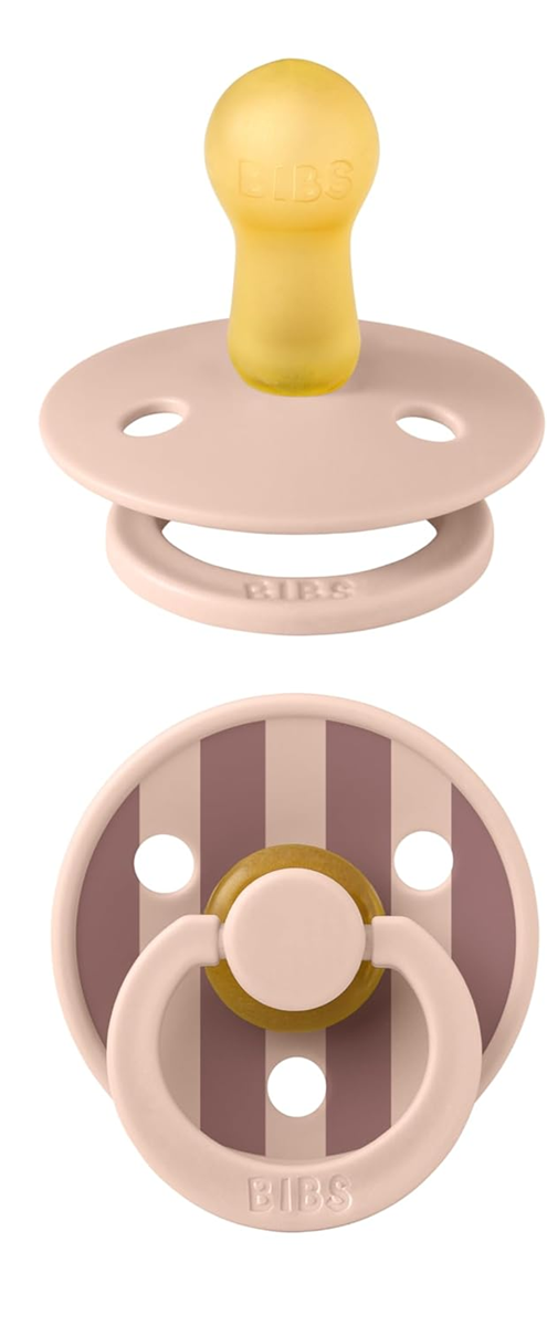 BIBS COLOUR STUDIO sutter 2-pak naturgummi 0-6 mdr