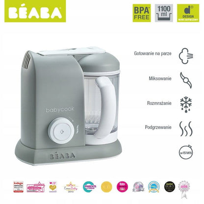 BEABA Babycook 4-in-1 stoomoven, blender, warmer, ontdooier