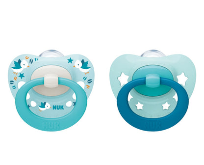 NUK SIGNATURE smoczek uspokajający x2 0-6msc