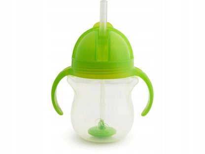 MUNCHKIN Tip&Sip tasse anti-fuite 6m+ 207ml paille lestée