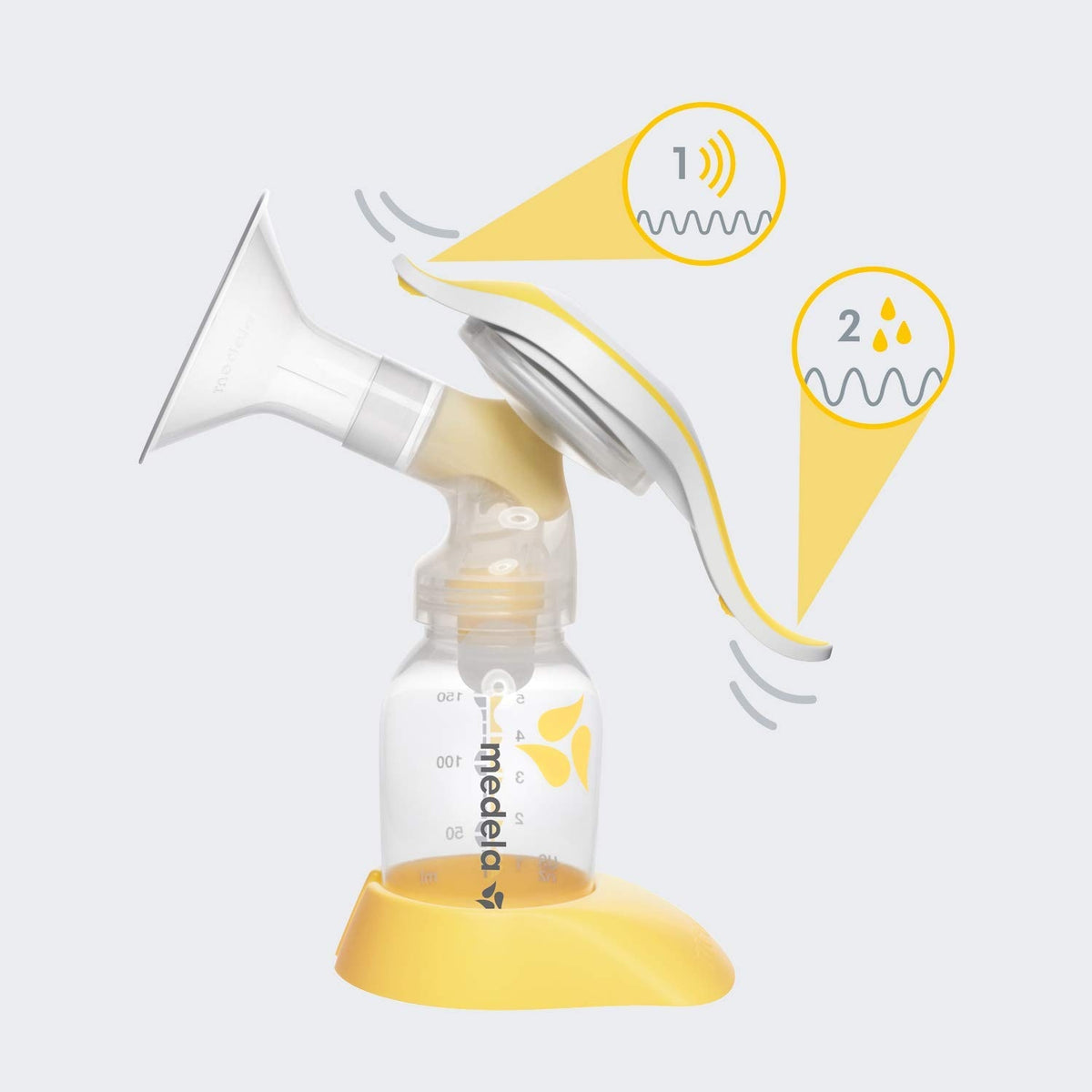 MEDELA Harmony 005.2052 tire-lait manuel 2 phases U "O"