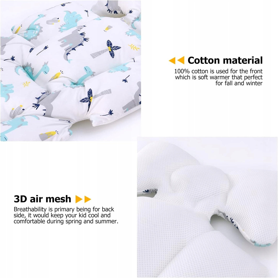MIRACLE BABY insert respirant pour poussette canne