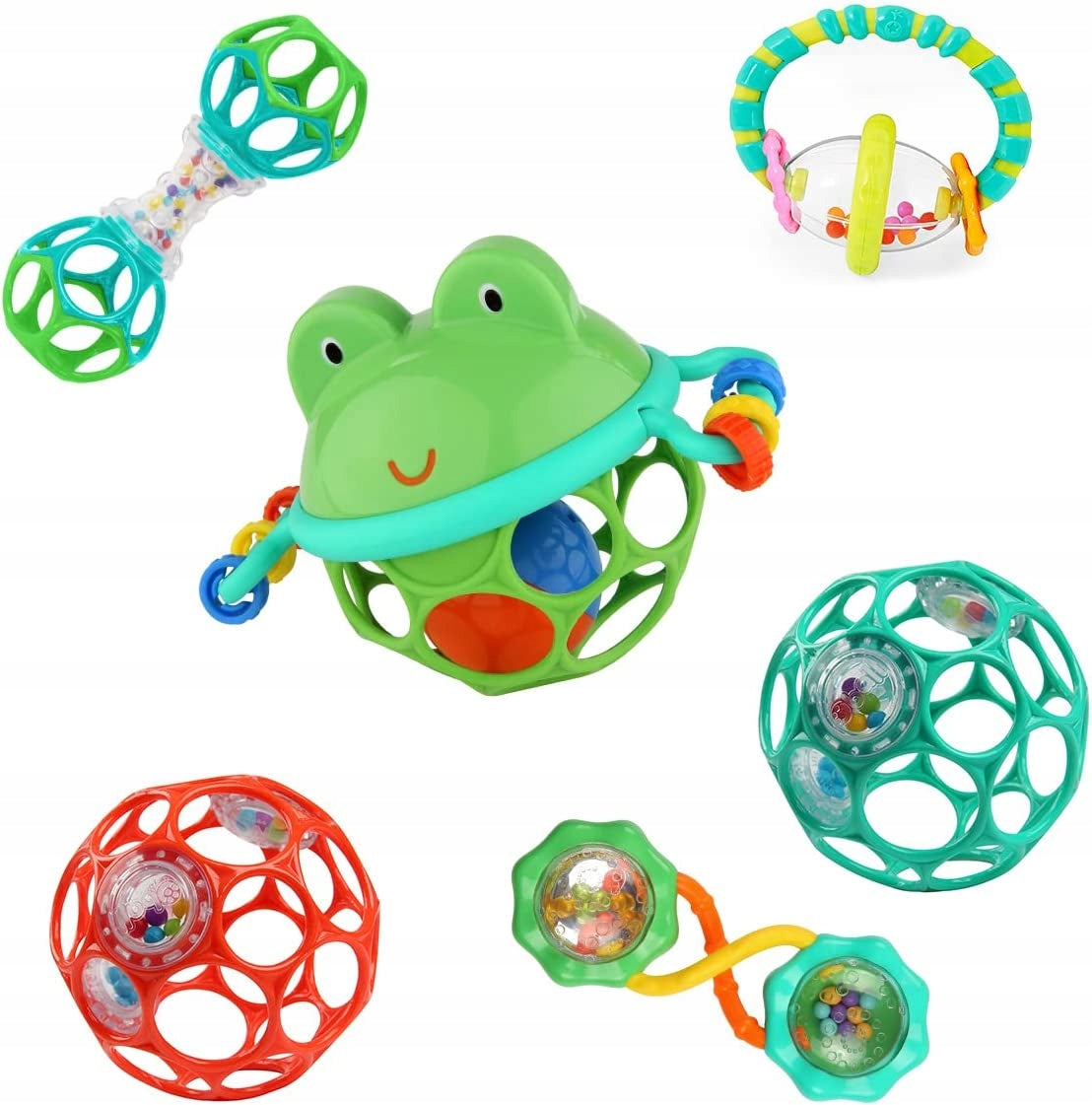 BRIGHT STARTS Little Shakers set jucării pentru bebeluși 6 buc. 0+