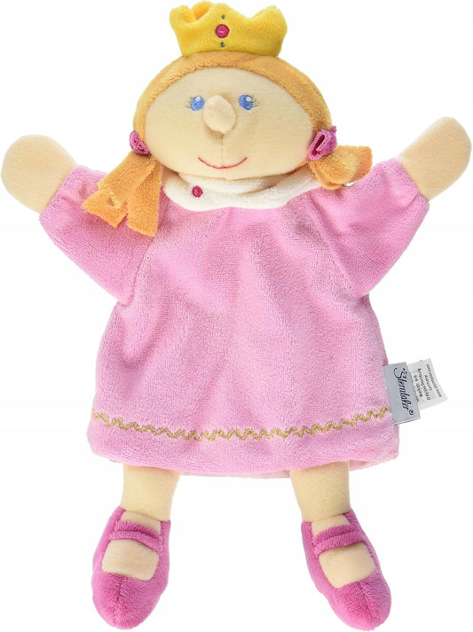 STERNTALER pluszowa pacynka do odgrywania ról KSIĘŻNICZKA 26 cm, różowa pacynka księżniczka dla dzieci