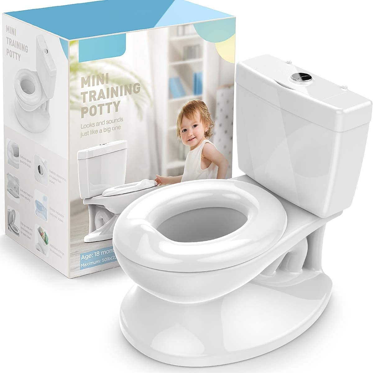 ADOVEL potty with removable insert and sound