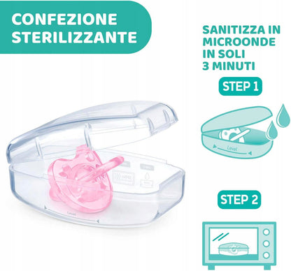 CHICCO PhysioForma DUAL SOFT cumi, 2 db, 2–6 hónap