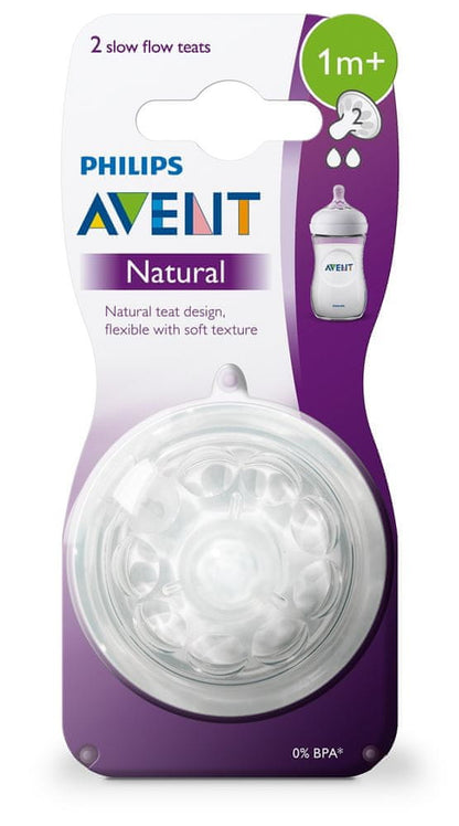 PHILIPS AVENT Natural bottle dummies x2