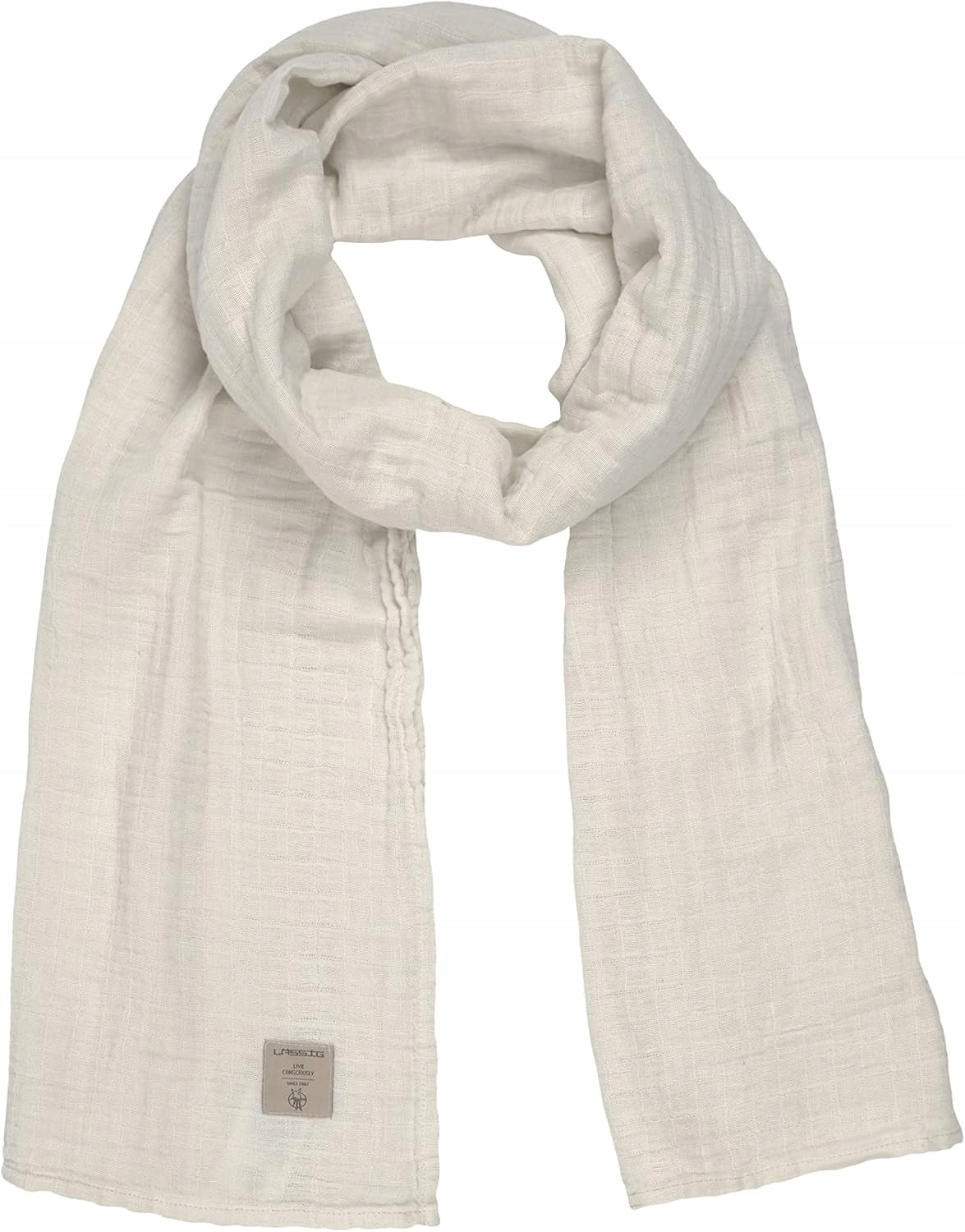 LASSIG écharpe d’allaitement en mousseline 70 x 230