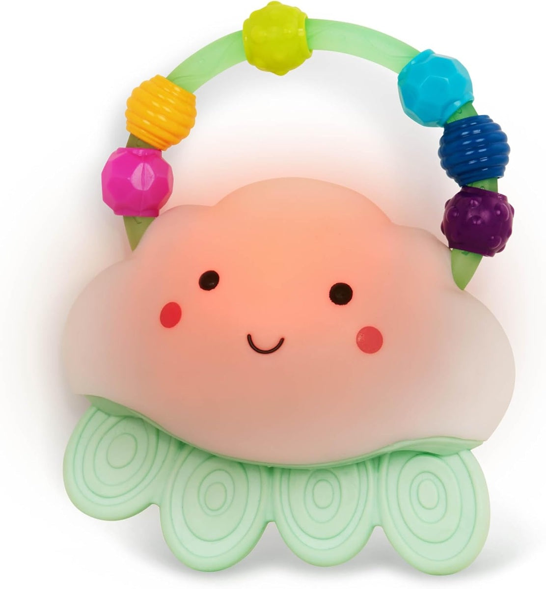 B.TOYS Rain-Glow Squeeze silikonelampe med bidering SKY 11x13 cm