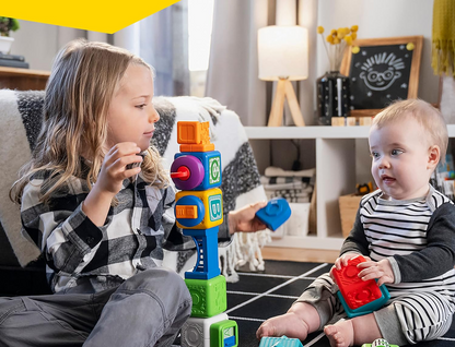 BABY EINSTEIN Connectables Bridge & Learn magnetic blocks