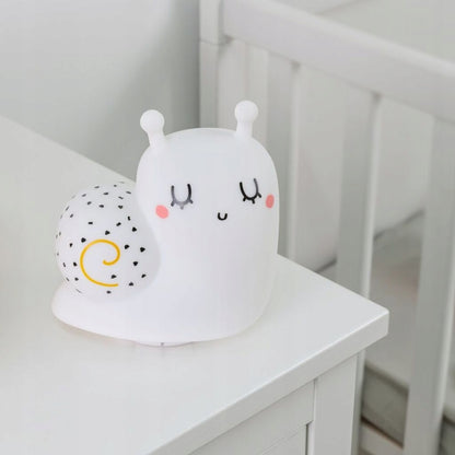 MINILAND Cosy Dreamer silikonowa lampka nocna ŚLIMAK 12,3 x 12,3 cm