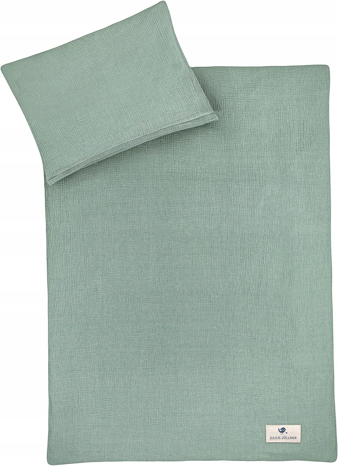 JULIUS ZOLLNER ensemble de literie MUSLIN 2 pièces 100x135 40x60