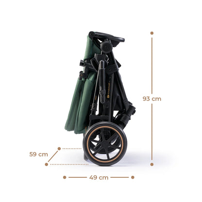 KINDERKRAFT PRIME2 PRO 3w1 wózek wielofunkcyjny do 22kg + fotelik MINK PRO – SANDROSE BEIGE – zdjęcie 5