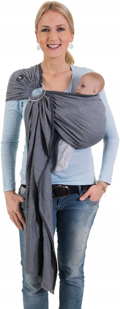 HOPPEDIZ ringsling voor het dragen van de baby