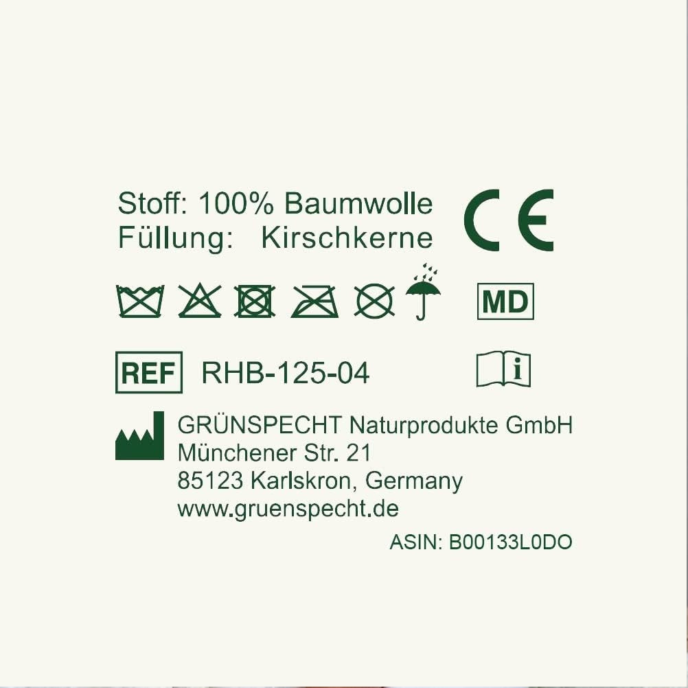 GRUNSPECHT pernă termică cu sâmburi de cireșe