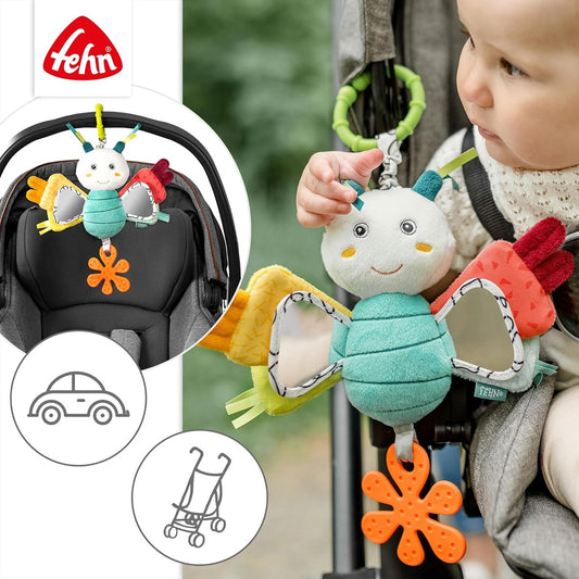 FEHN zawieszka z wibracjami do wózka łóżeczka fotelika MOTYL 23 cm